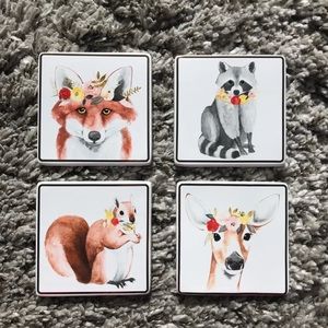 set of four coasters